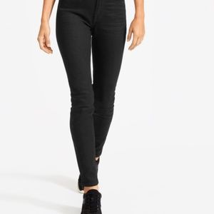 Everlane Highrise Skinny Black
